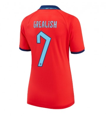 England Jack Grealish #7 Bortatröja Dam VM 2022 Kortärmad